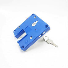 Convenient deposit operated door coin locks for shopping carts